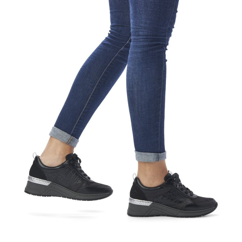 Naiste spordijalatsid Rieker N433400, must
