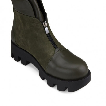 Naiste saapad Ferretti stiilis 084556, rohelised