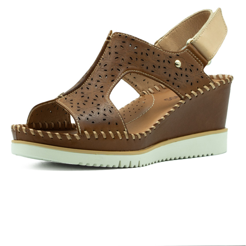 Pikolinos naiste platvormsandaalid, pruunid W3Z1623C1