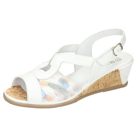 Polking naiste sandaalid, valged 71011359261