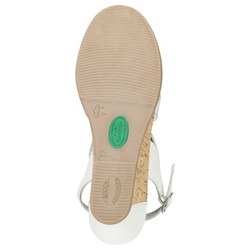 Polking naiste sandaalid, valged 71011359261