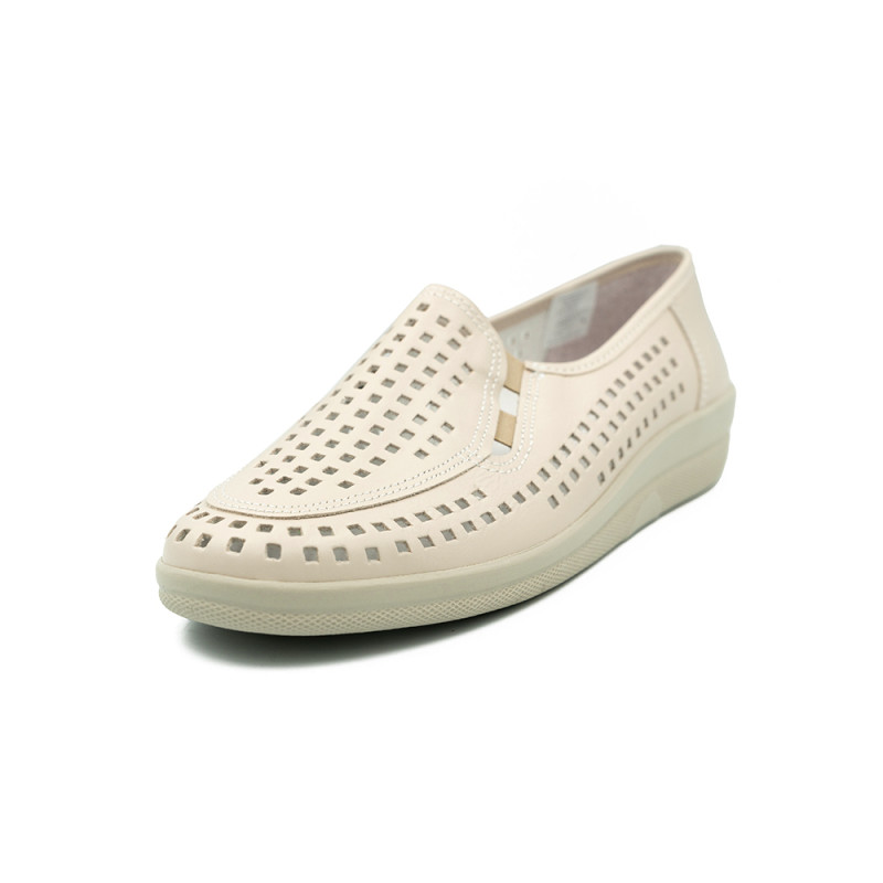 Polking naiste lameda tallaga kingad, valged 941637261