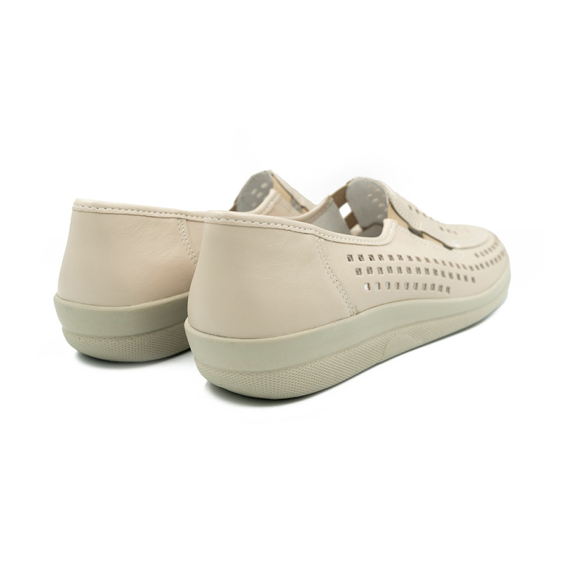 Polking naiste lameda tallaga kingad, valged 941637261