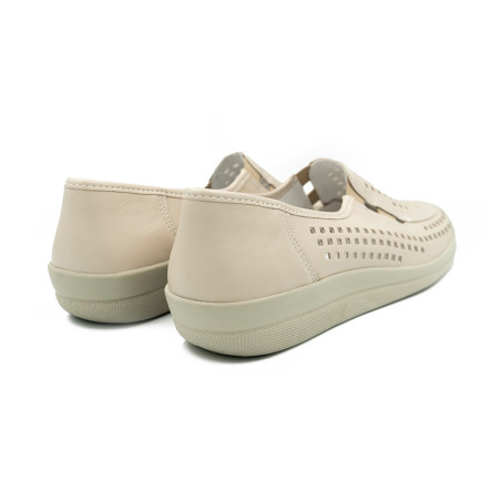 Polking naiste lameda tallaga kingad, valged 941637261