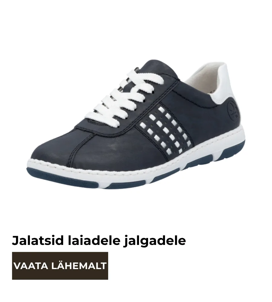 Jalatsid laiadele jalgadele
